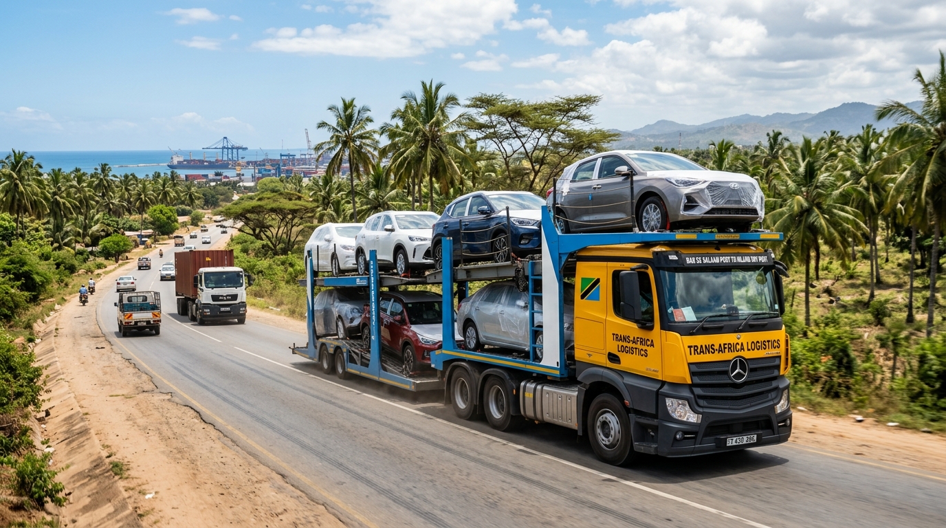 Vehicle Transport from Port to Dryport